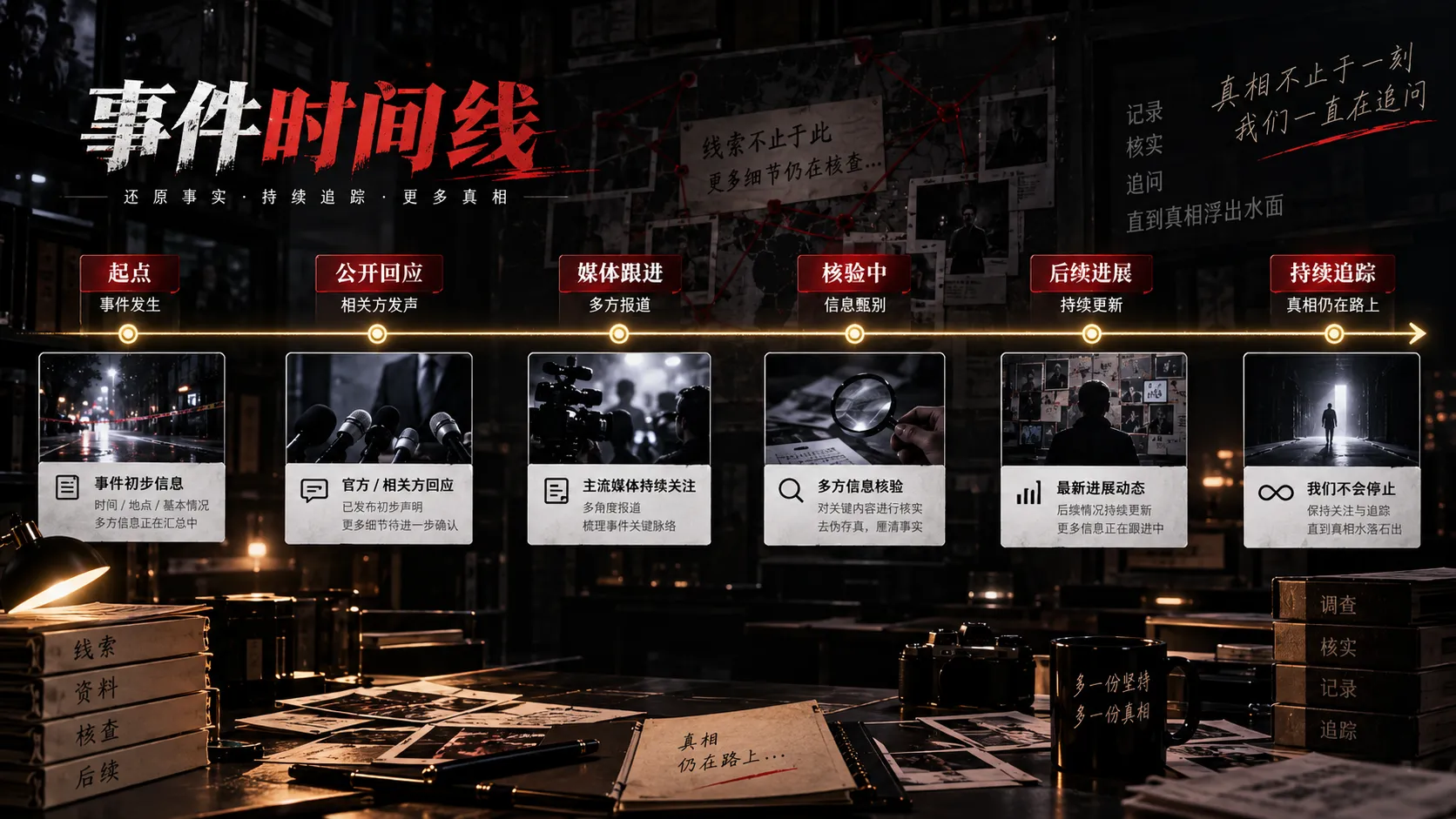 公开信息节点与澄清过程时间线